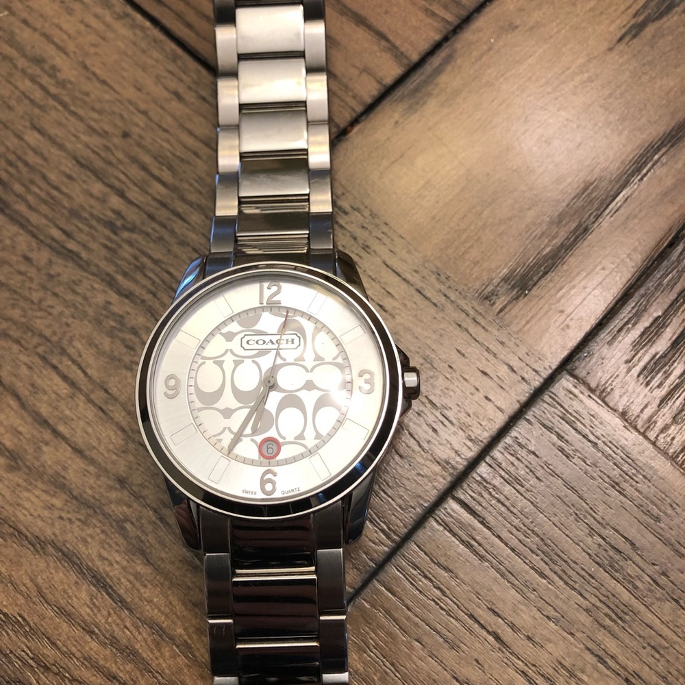 Men’s stainless steel coach watch